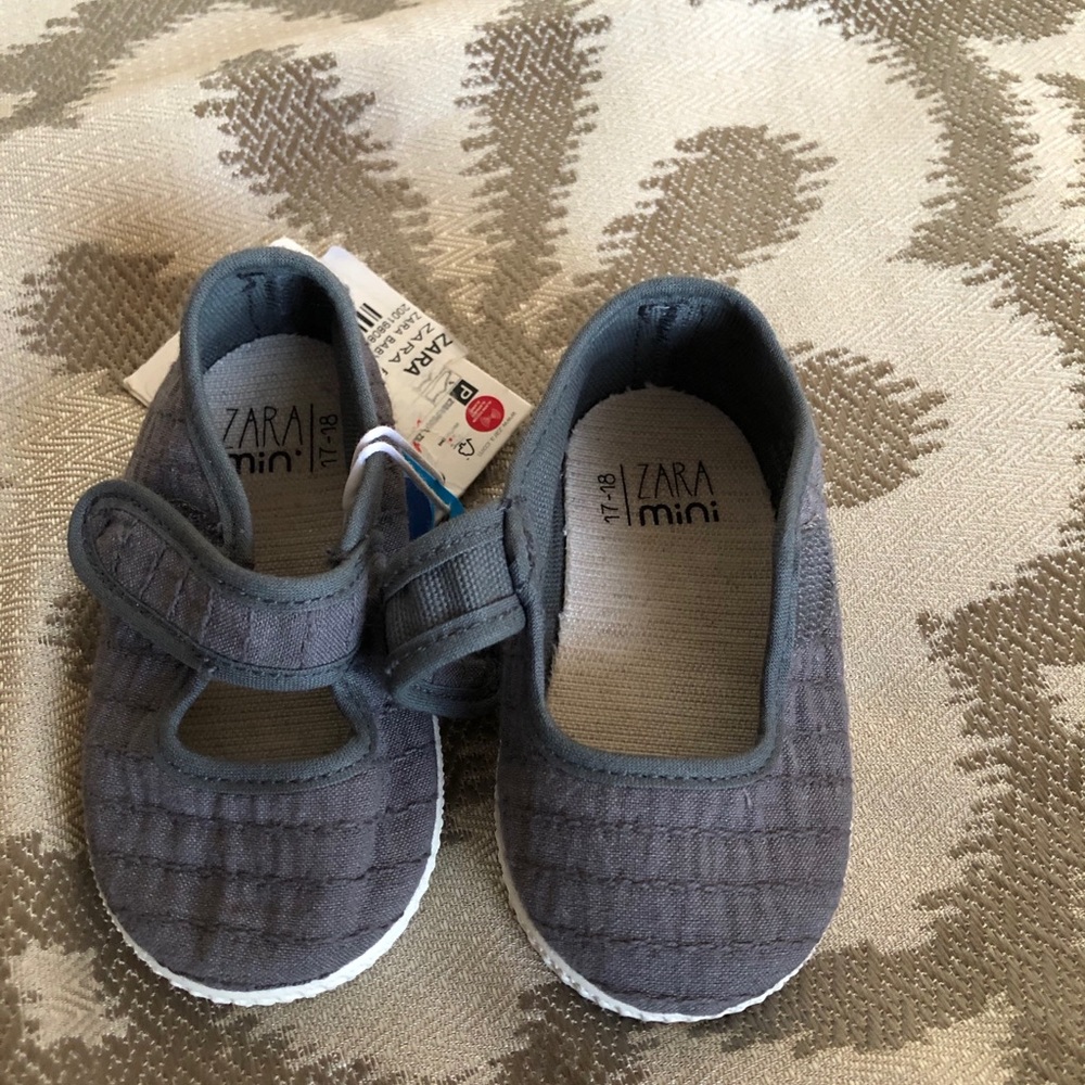 ZARA MINI COTTON SHOES Sz 6-9 - Picture 10 of 14